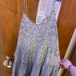 Polka dot babydoll dress